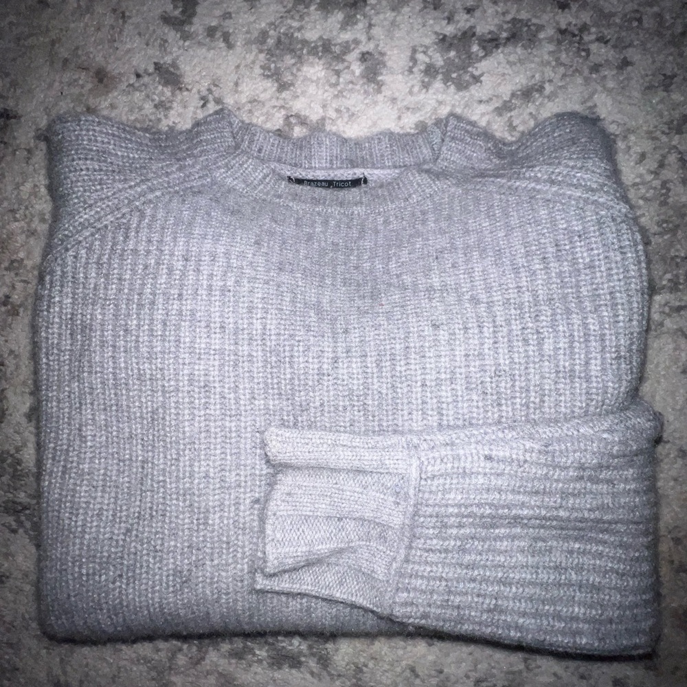 Brazeau Tricot Boxy Cashmere Sweater